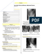 1.42 (Surgery) Surgical Diseases of The Colon and Rectum, Abdominal Trauma