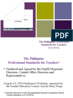 The Philippine Professional Standards For Teachers: (DNCBTS)