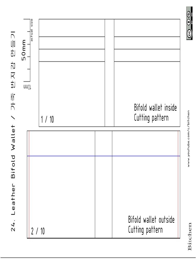 Bifold Wallet Cutting Patterns Guide | PDF | Consumer Goods | Fashion ...