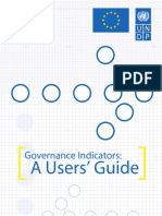 Governance Indicators - A Users Guide