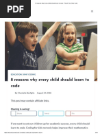 8 Reasons Why Every Child Should Learn To Code - Teach Your Kids Code