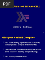 Programming in Haskell: Chapter 2 - First Steps