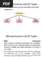 Microprocessor and Its Types