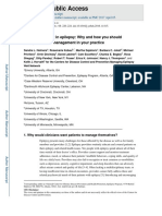 Self-management in epilepsy: Why and how you should incorporate self-management in your practice