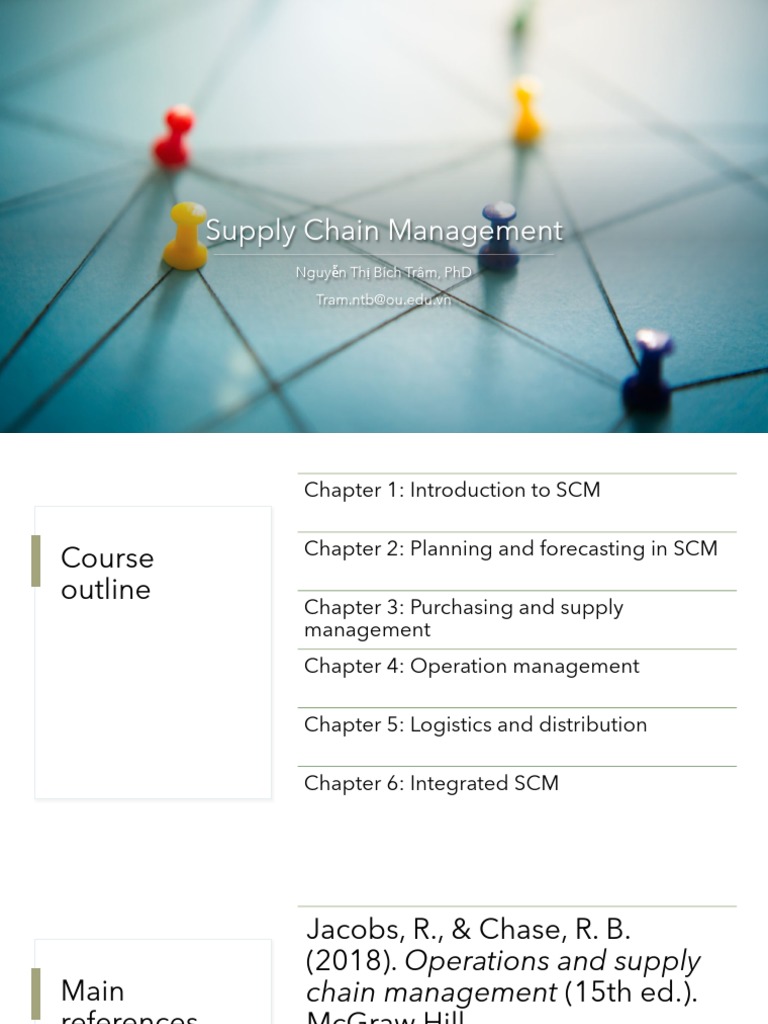 Chap 1 - Intro | PDF | Supply Chain | Supply Chain Management