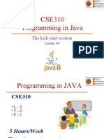 CSE310 Programming in Java course overview