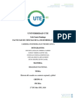 Universidad Ute: Sede Santo Domingo Facultad de Ciencias de La Ingeniería E Industrias
