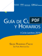 Guía de Cursos y Horarios