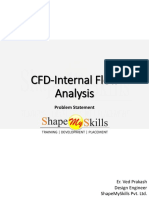 CFD Analysis of Internal, Mixed and Aerodynamic Flow Problems