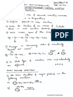 Subjective Part Test (Haloalkanes, Haloarenes & Chemical Kinetics)