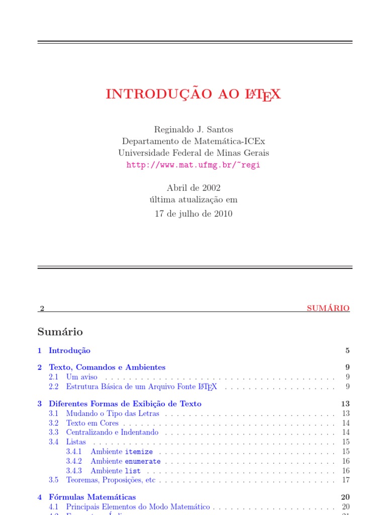 Tutorial Latex | PDF