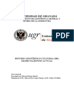 Universidad de Granada: Departamento de Lingüística General Y Teoría de La Literatura