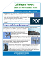 Cell Phone Towers:: Ques Ons and Answers About Health