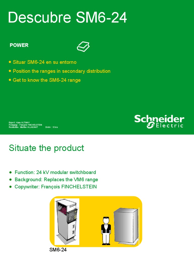 Discovering the SM6-24 Switchboard | PDF | Electrical Substation ...