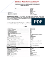 Preflight Checklist - CESSNA 172R LYCOMING CHIMES AVIATION ACADEMY 2020