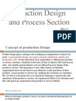 Production Design and Process Section