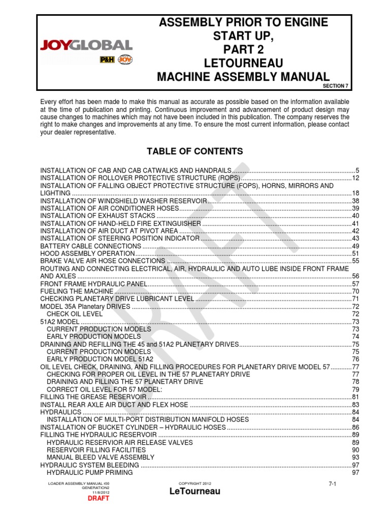 Section 7 - Assembly Manual | PDF | Pump | Manufactured Goods