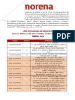 Lista Actualizada Domicilios de Asambleas Federales 010218