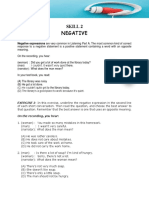 Listening Negatives in TOEFL Practice