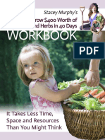 400 in 40 Days Workbook Growing Vegetables