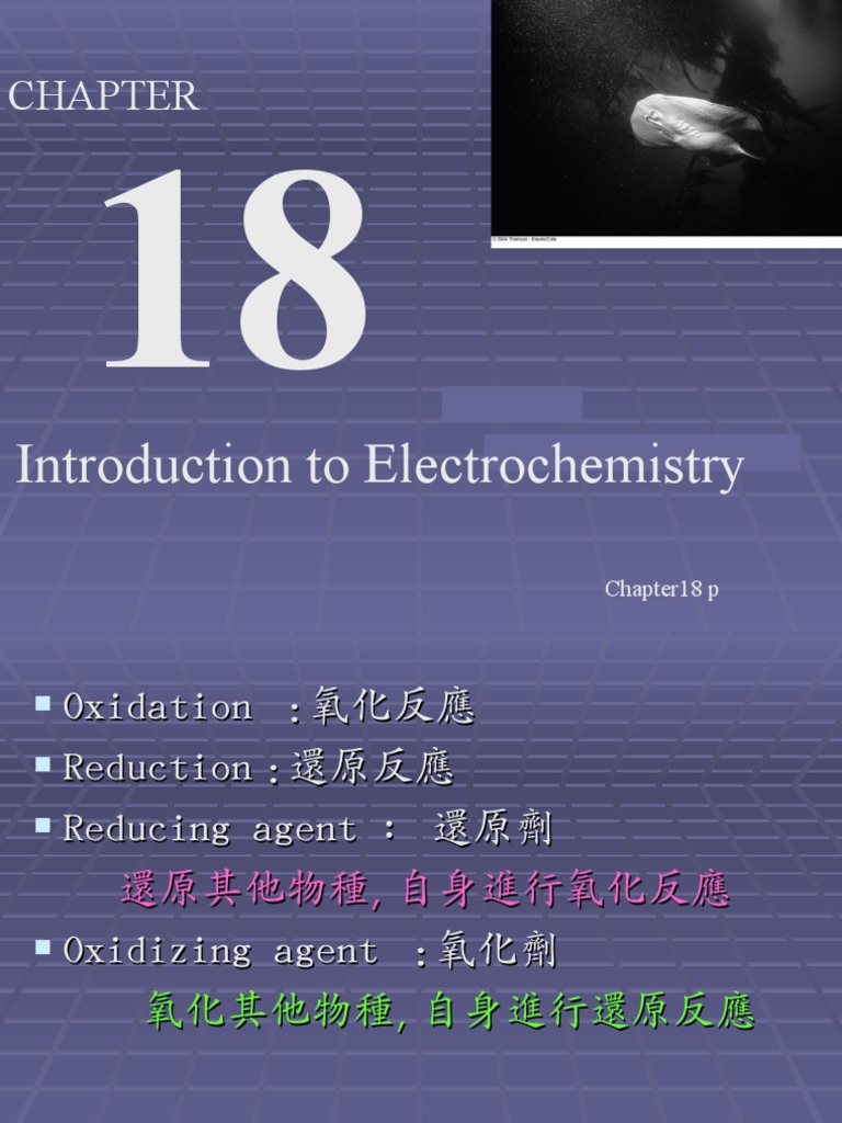 Introduction to Electrochemistry Concepts | PDF | Redox | Electrochemistry
