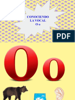 Conociendo La Vocal o Pre Kínder A, B y C Miércoles 28 de Octubre