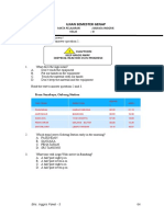 Soal Ujian Semester Genap KLS Ix