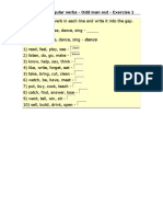 Regular or Irregular Verbs Practices