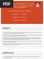 Jeppiaar Engineering College: Online Examination System