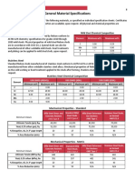 General Material Specifications