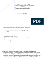 Behavior of Multilayer Bearings Under