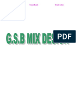 GSB Mix Design Report