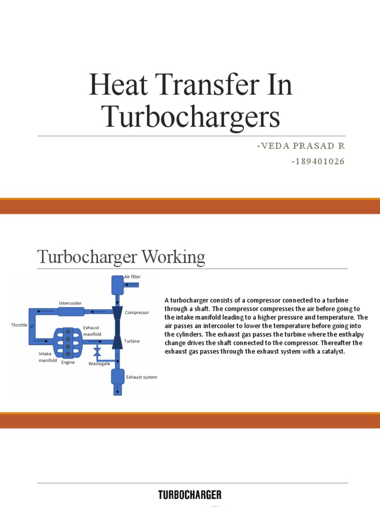 Heat Transfer in Turbochargers PDF Heat Transfer Turbocharger