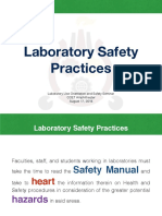 Laboratory Safety Practices