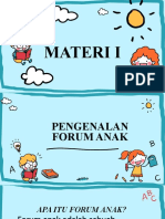 Materi Forum Anak Anak Kabupaten Sumbawa