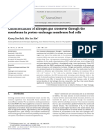 Characterization of Nitrogen Gas Crossover Through The Membrane in Proton-Exchange Membrane Fuel Cells