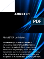 Measure Electric Current with an Ammeter