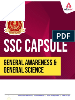 SSC CGL 2020 21 General Awareness Capsule For Tier 1 Exam