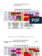 Jadual Fazlik Farishah