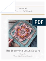 Sistersinstitch: The Blooming Lotus Square