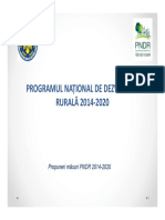 Prezentare PNDR 2014 2020 Update Aprilie 2014