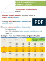 AEB 422 Lecture Notes Non Discounted Measures of Project Worth