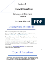Dealing With Exceptions