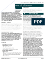 Measure For Measure LitChart