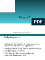 Budgeting and Risk Management