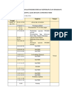 Rundown PKKMB 2021 Peserta Aj Dan Ners