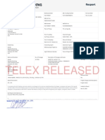 Telex Release Bill of Lading