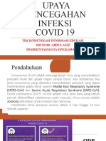 Materi Edukasi Upaya Pencegahan Covid 19