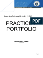 Practicum Portfolio: Learning Delivery Modality (LDM)