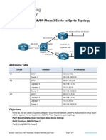 19.1.4 Lab - Implement A DMVPN Phase 3 Spoke To Spoke Topology